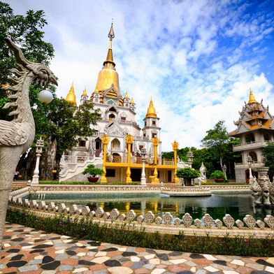 Ho Chi Minh Stad Buu Long Pagoda tempel